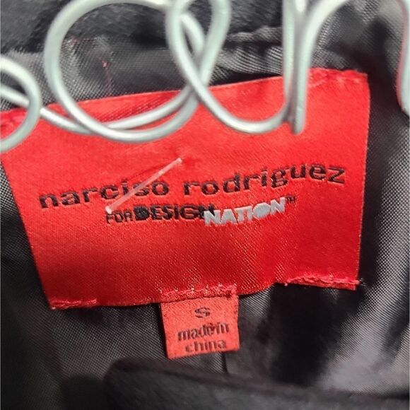 NWOT Narciso Rodriguez for Design Nation Tweed Wool Blend Jacket Size Small - Picture 3 of 5